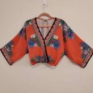 Flying Tomato! Small Cropped Hawaiian Top